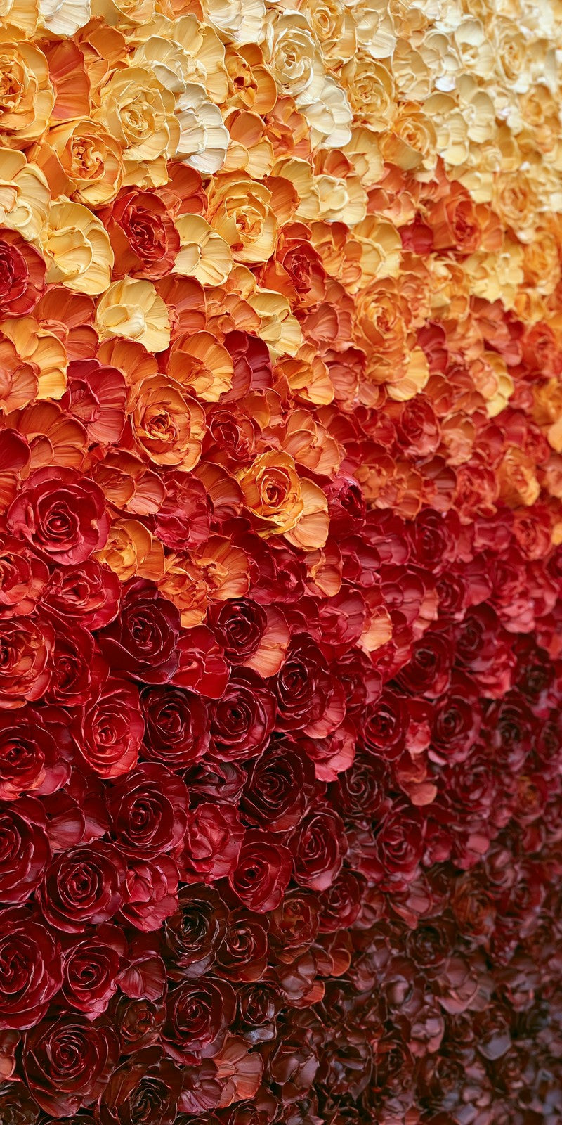 Peach and Crimson Romance Earrings | FWX129