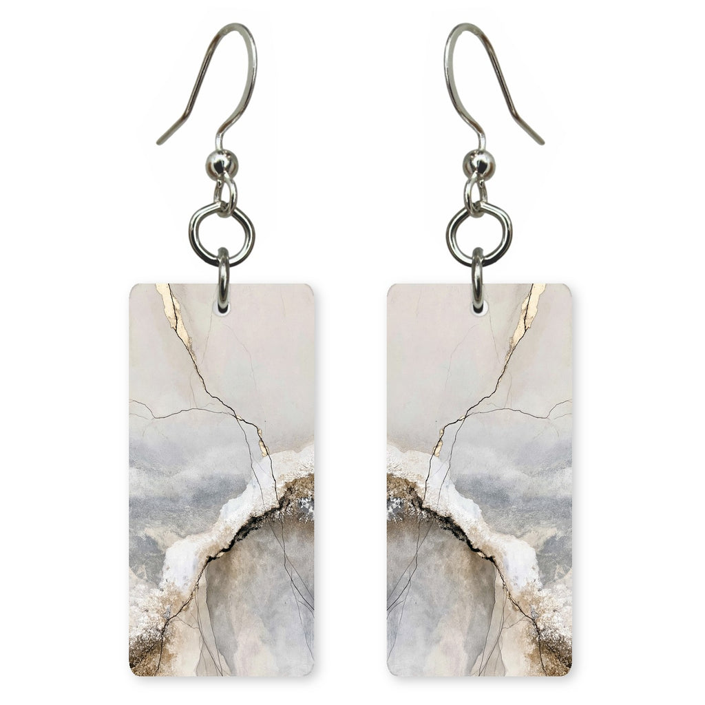 Pearl Gray Fragile Hope Earrings | FWX1307