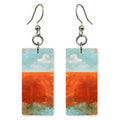 Tangerine Freedom Breathing Earrings | FWX1312