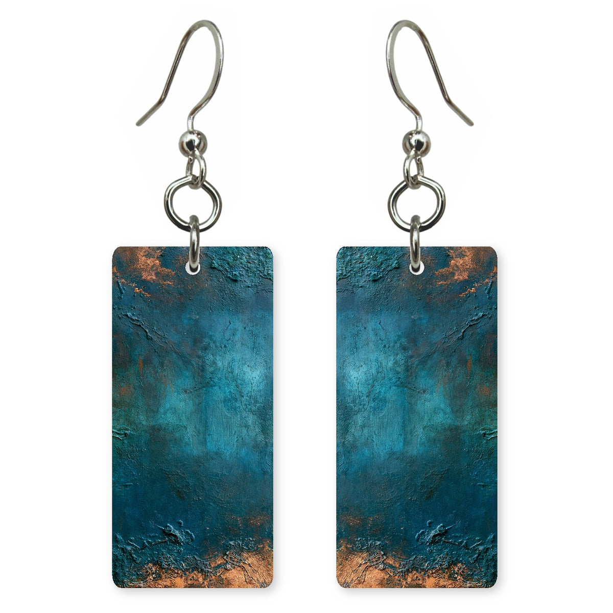 Oxidized Teal Wisdom Earrings | FWX1316
