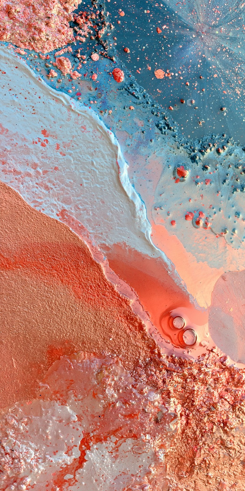 Coral Meets Teal Gently Earrings | FWX131