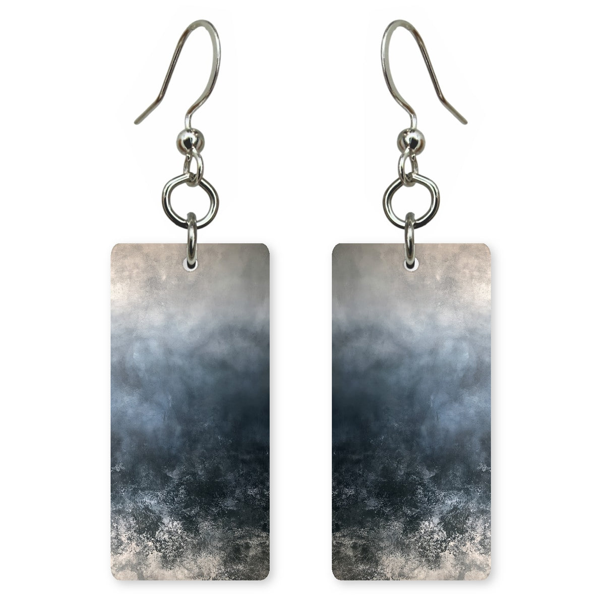 Slate Blue Heaviness Earrings | FWX1323