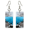 Cyan Hope Breaking Through Earrings | FWX1324