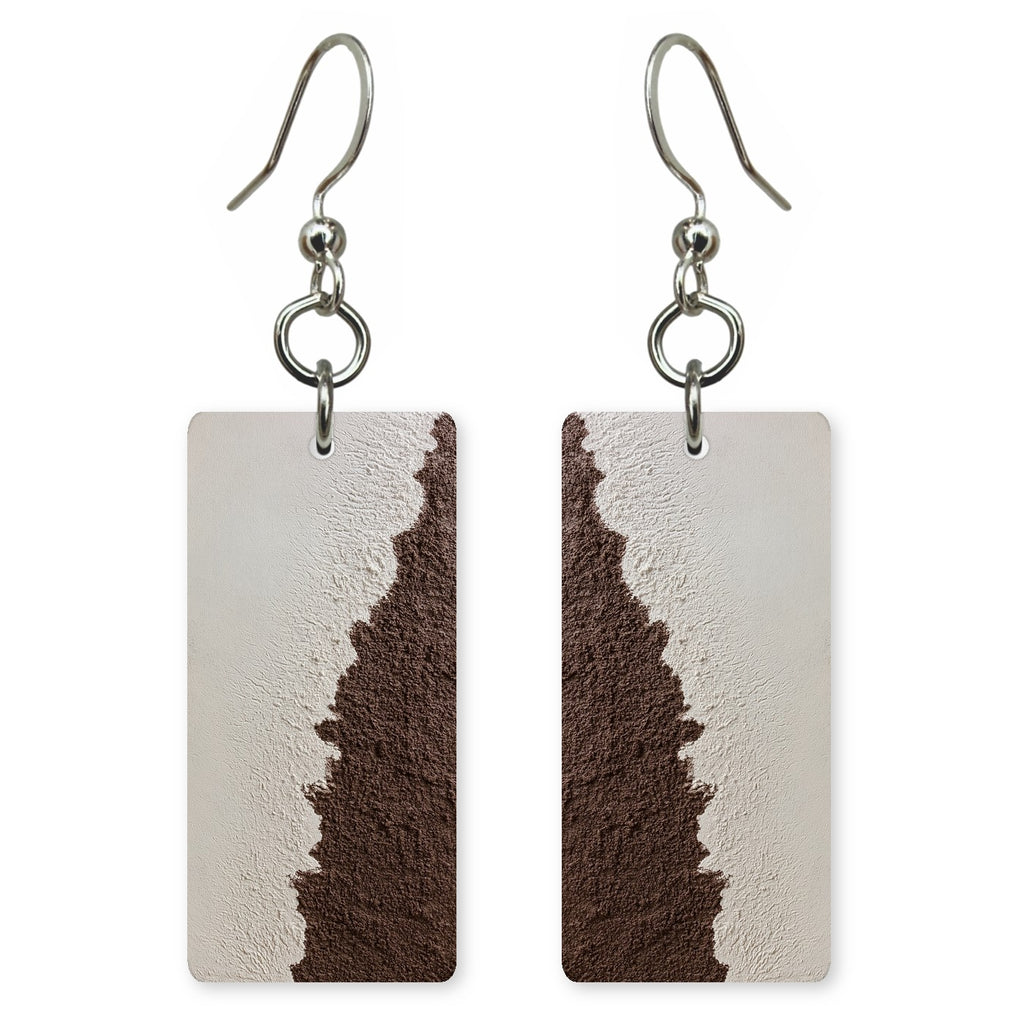 Cream and Cocoa Grounding Earrings | FWX1325