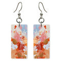 Coral Giddy Heart Earrings | FWX1332