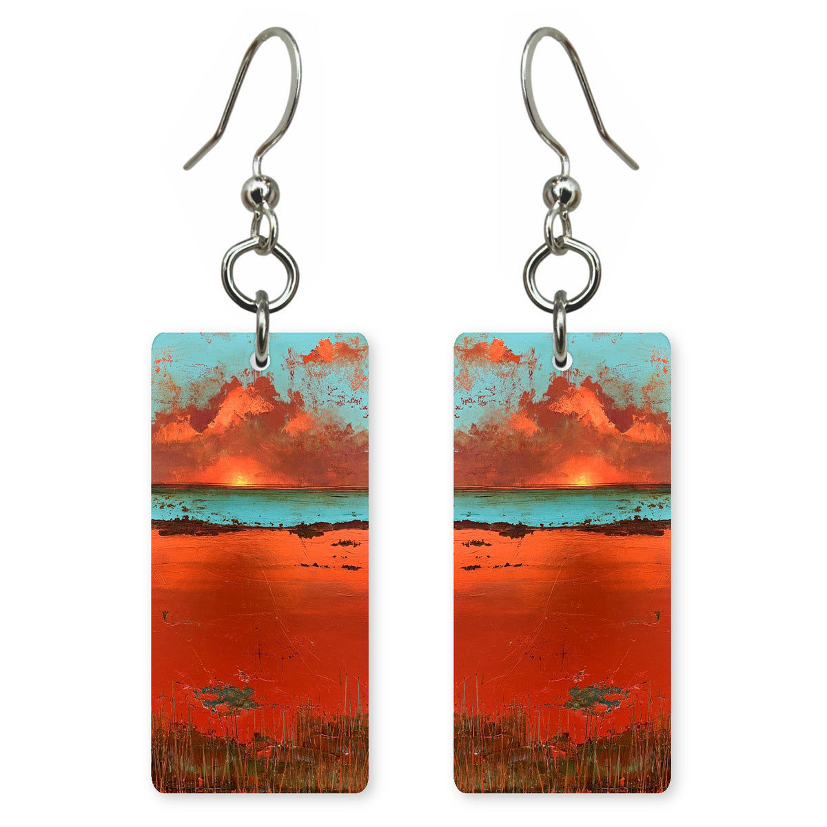 Poppy Red Reverie Earrings | FWX1336