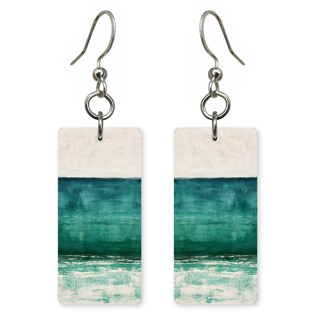 Emerald Depth Stillness Earrings | FWX1338