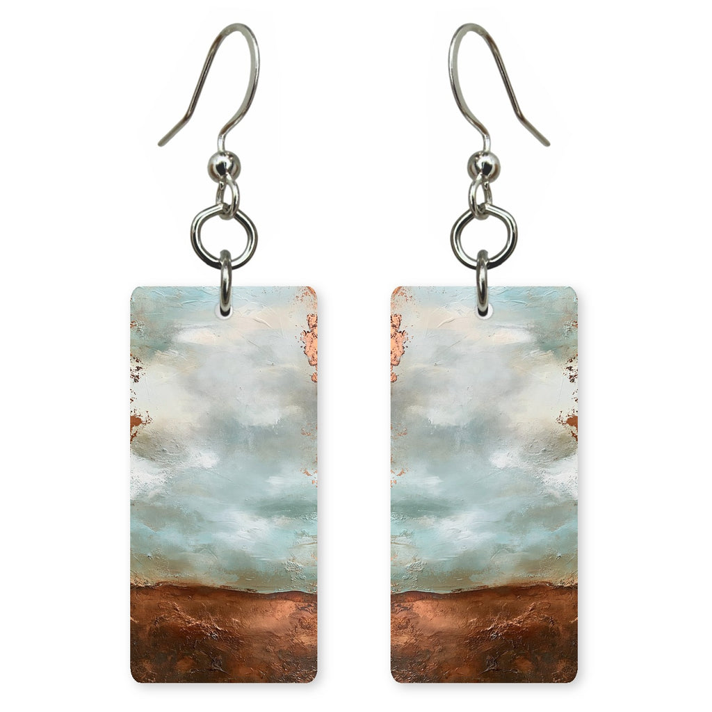 Teal Homesick Hours Earrings | FWX1340