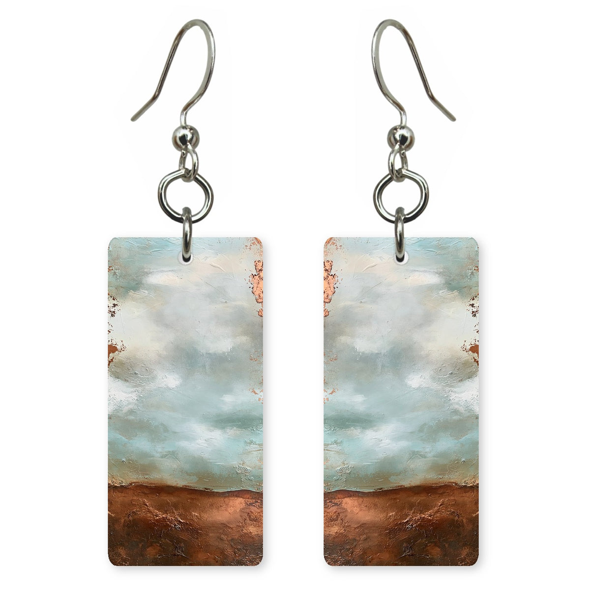 Teal Homesick Hours Earrings | FWX1340