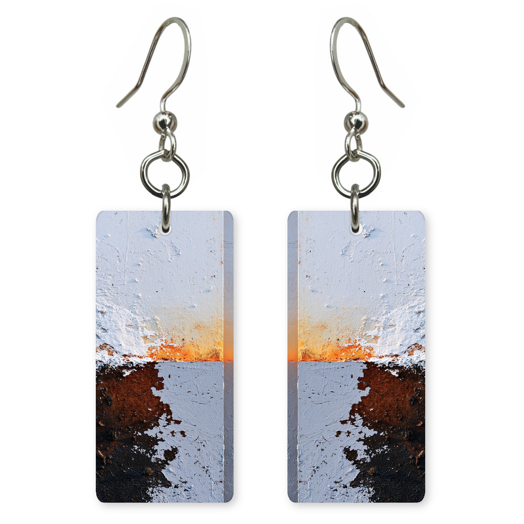 Frost and Rust Grit Earrings | FWX1342
