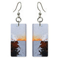 Frost and Rust Grit Earrings | FWX1342