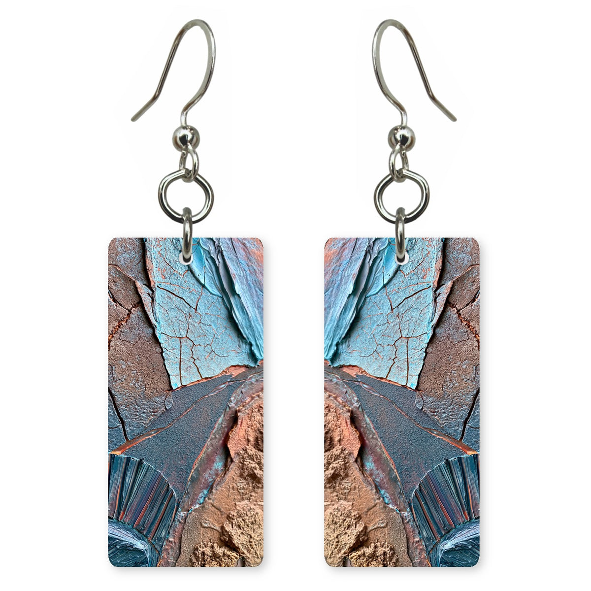Cracked Cobalt Truth Earrings | FWX1344