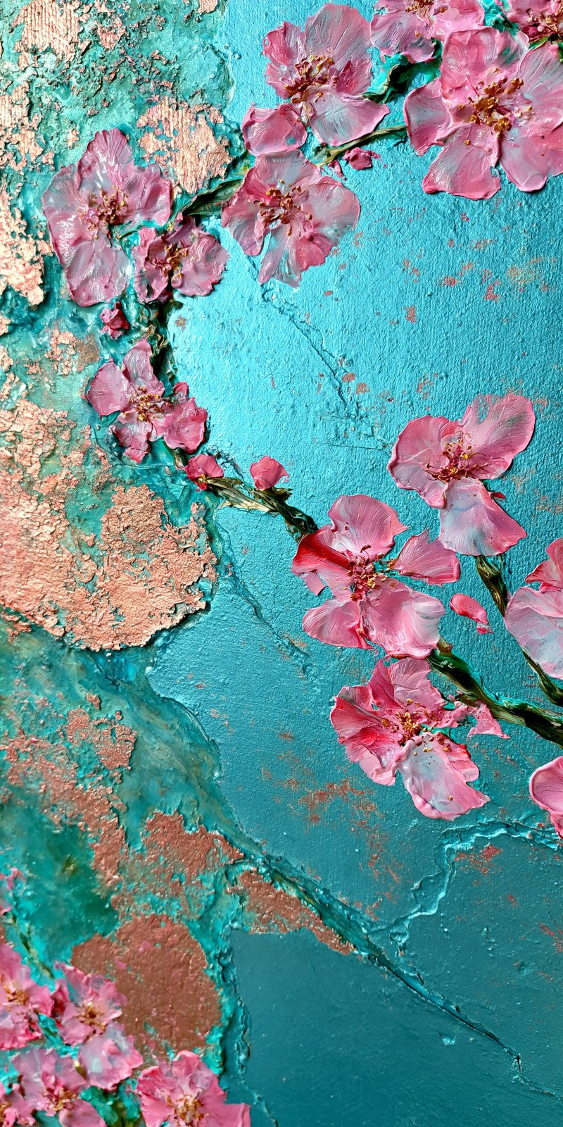 Pink Hope Over Teal Earrings | FWX134