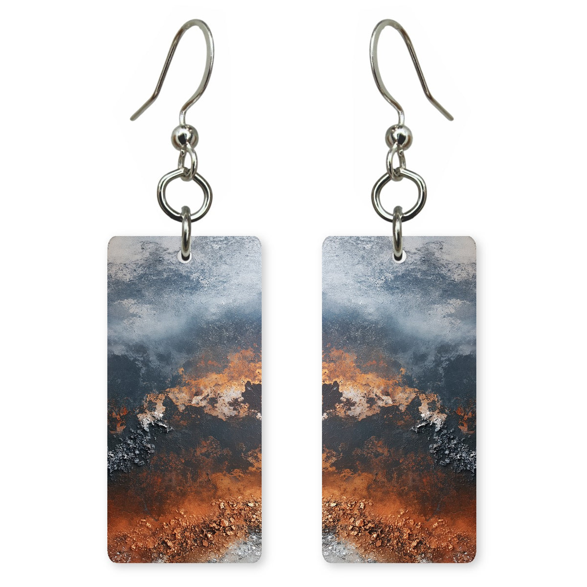 Slate Storm Struggle Earrings | FWX1351