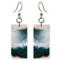Pine Teal Reverence Earrings | FWX1352