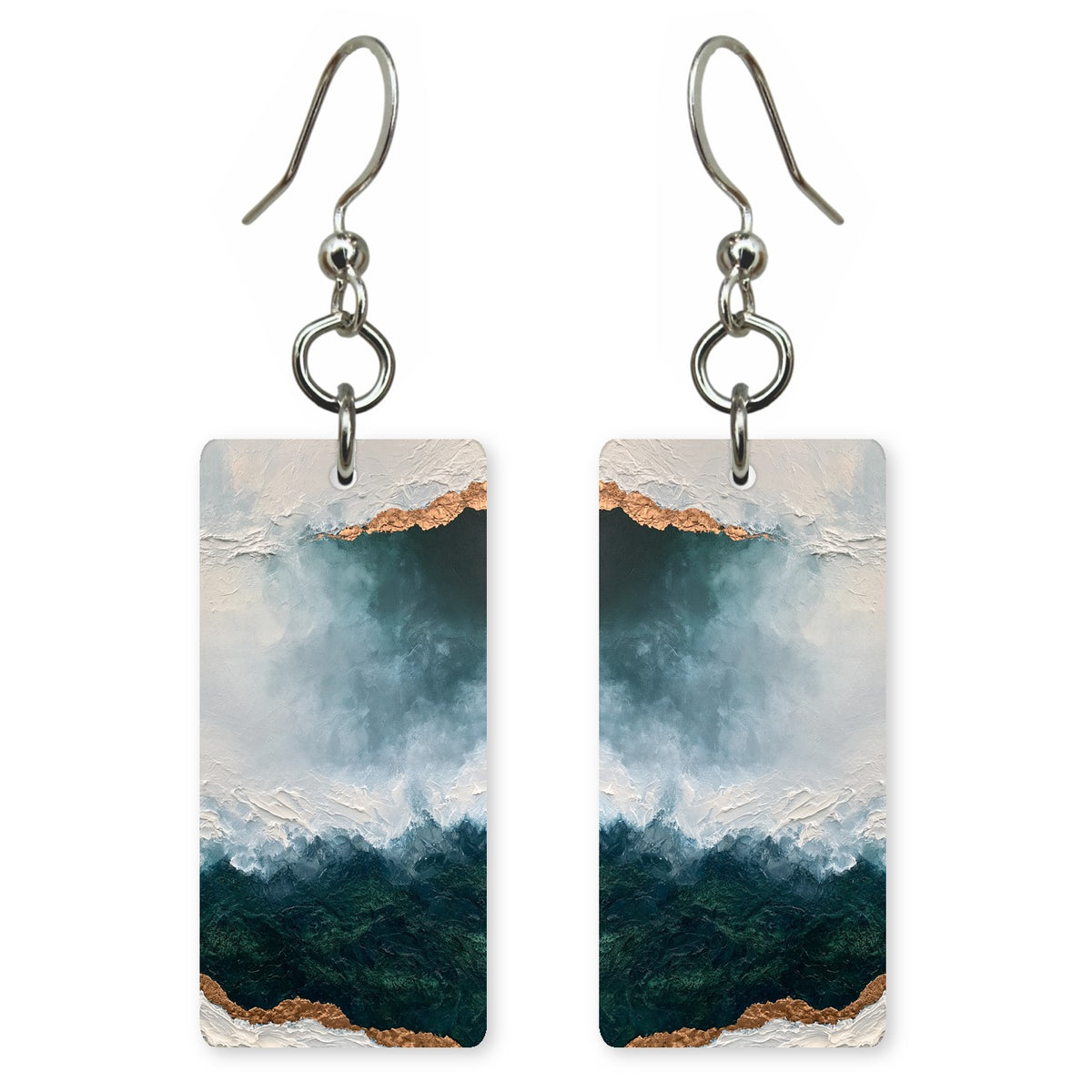 Pine Teal Reverence Earrings | FWX1352