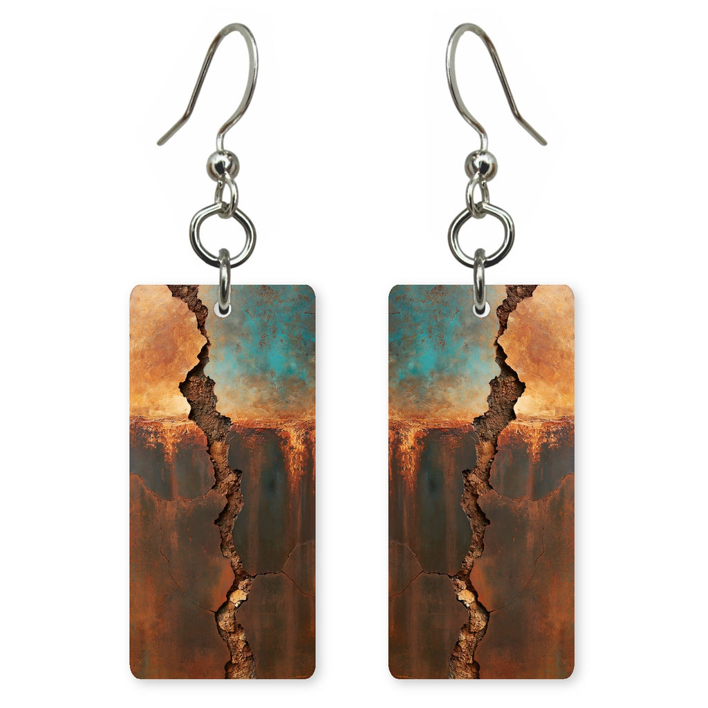Rust Heavy Sorrow Earrings | FWX1359