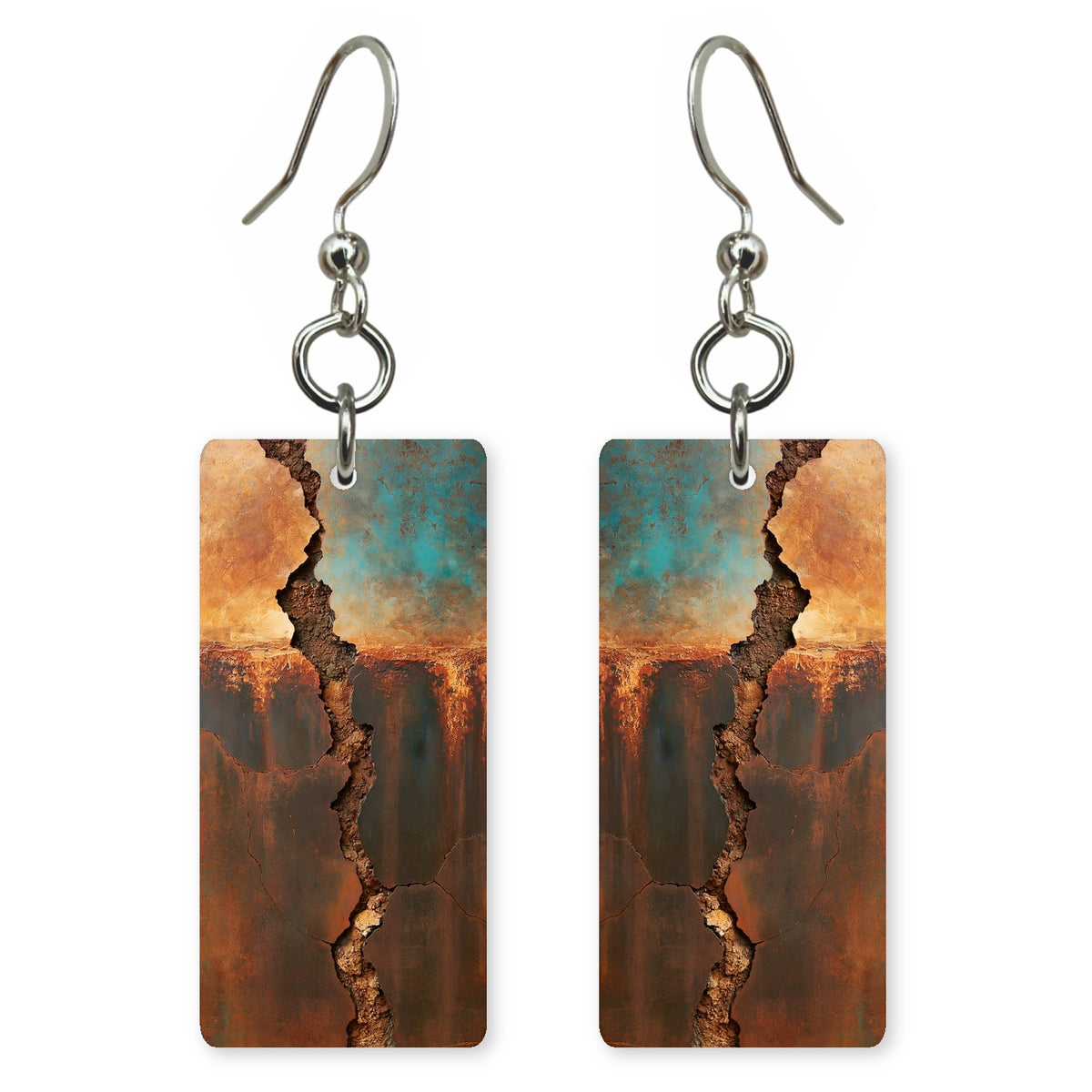 Rust Heavy Sorrow Earrings | FWX1359