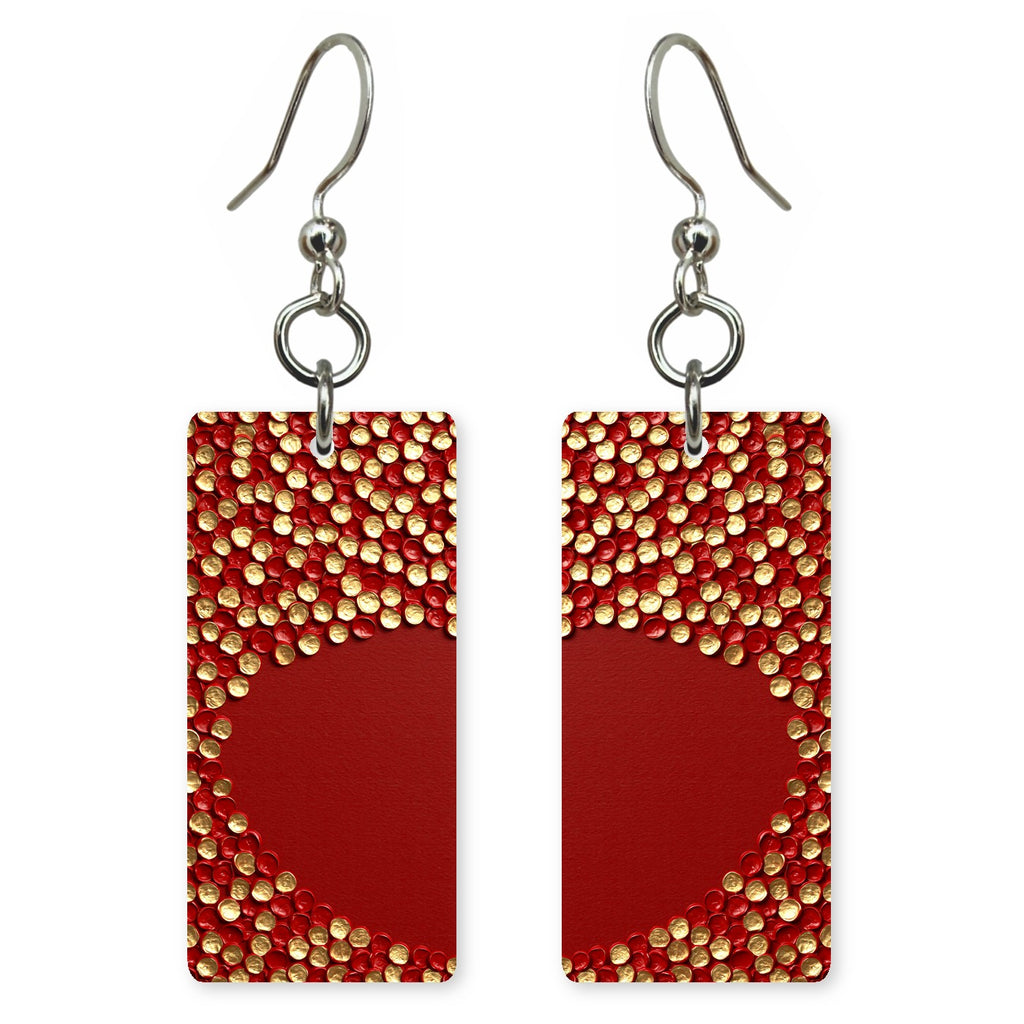 Ruby Gilded Vow Earrings | FWX135