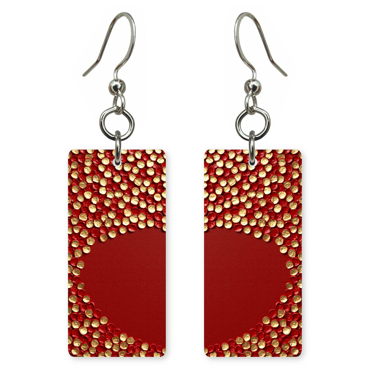 Ruby Gilded Vow Earrings | FWX135