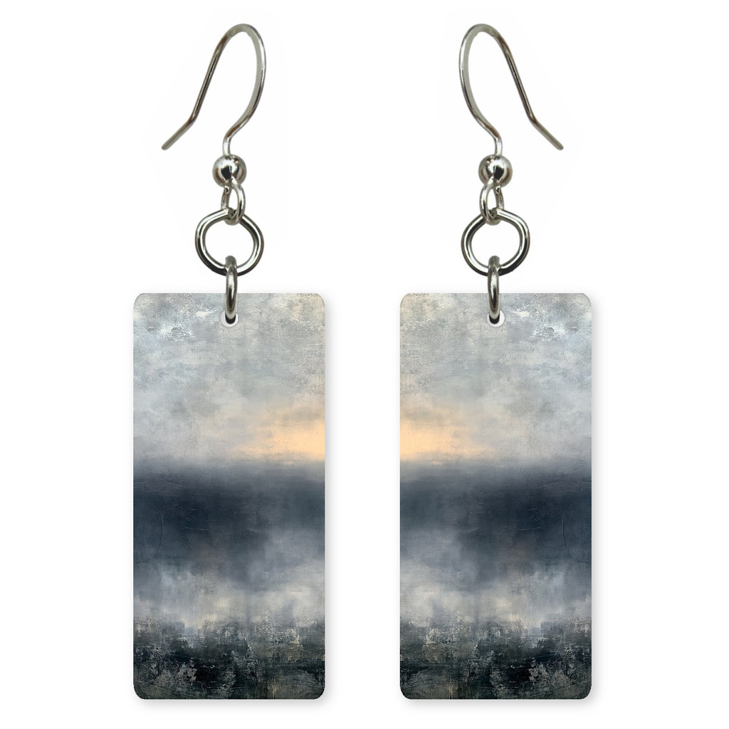 Charcoal Dusk Patience Earrings | FWX1381