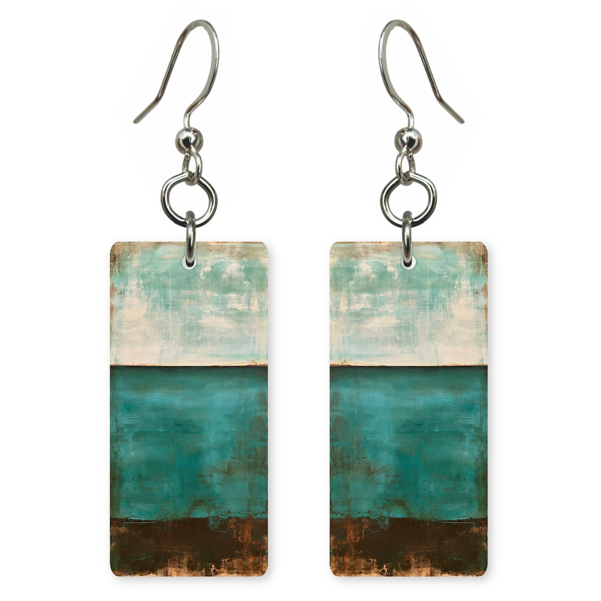 Jade Over Rust Hope Earrings | FWX1383