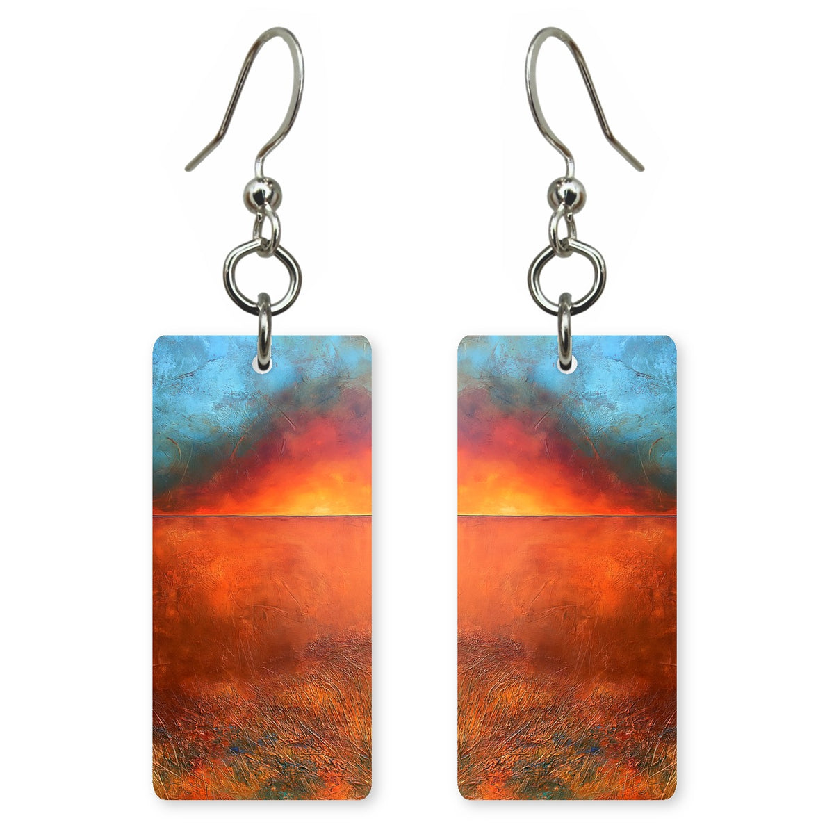 Cobalt Burning Hope Earrings | FWX1385