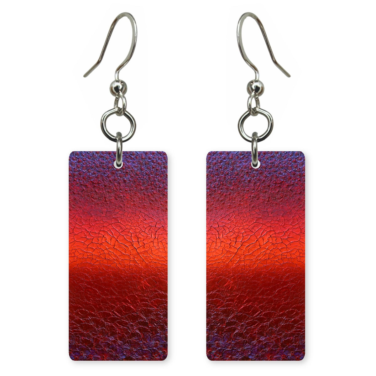 Violet Dusk Crimson Smolder Earrings | FWX138