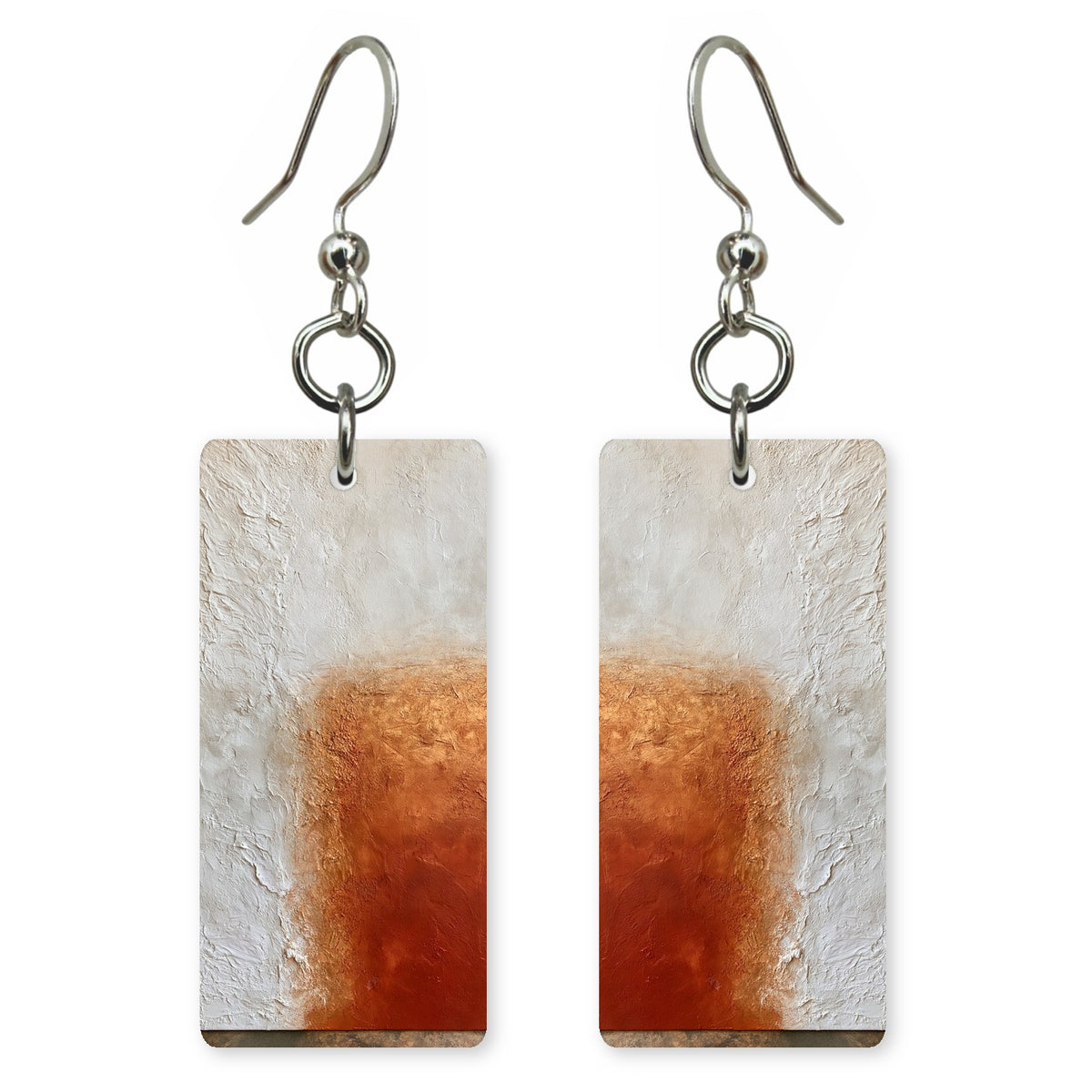 Ivory and Copper Warmth Earrings | FWX1395