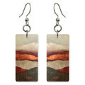Oxblood Remembering Earrings | FWX1412