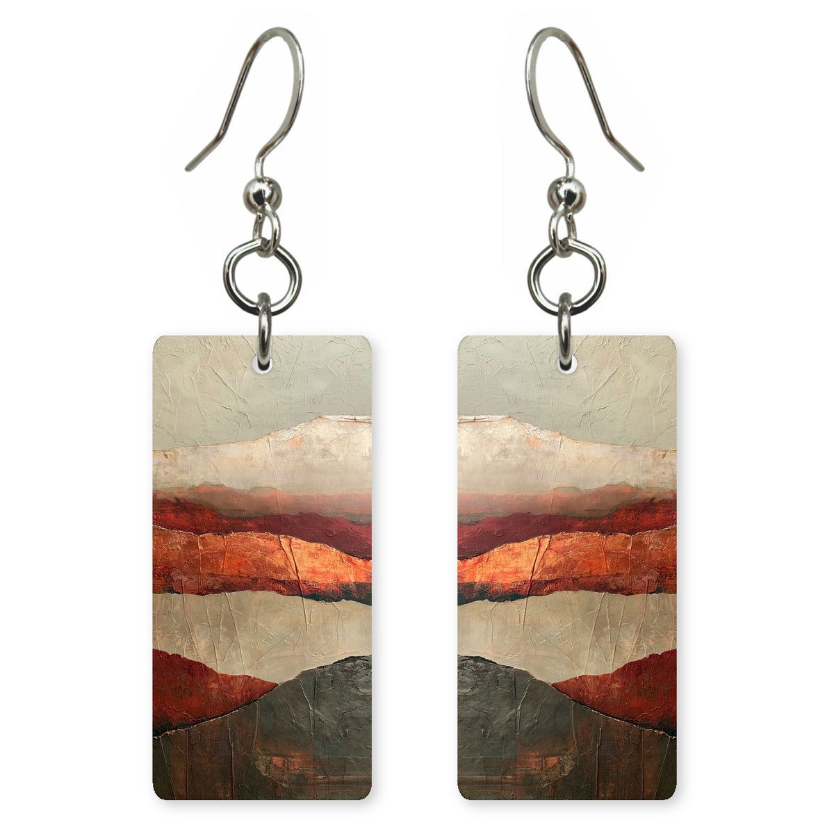 Oxblood Remembering Earrings | FWX1412