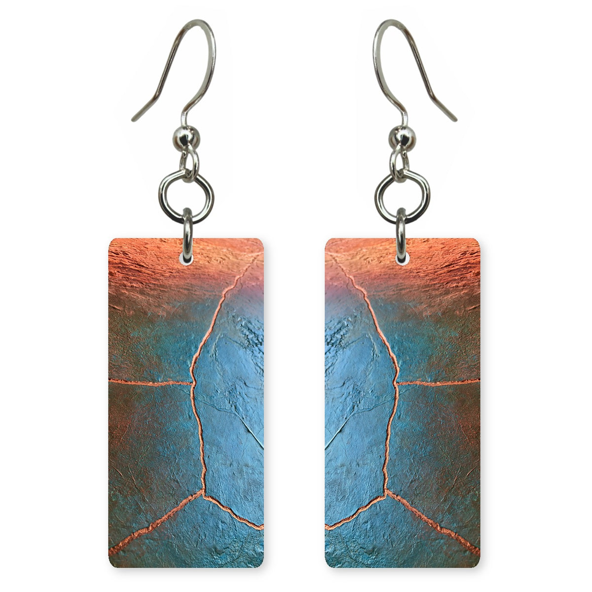 Copper Vein Resilience Earrings | FWX1416