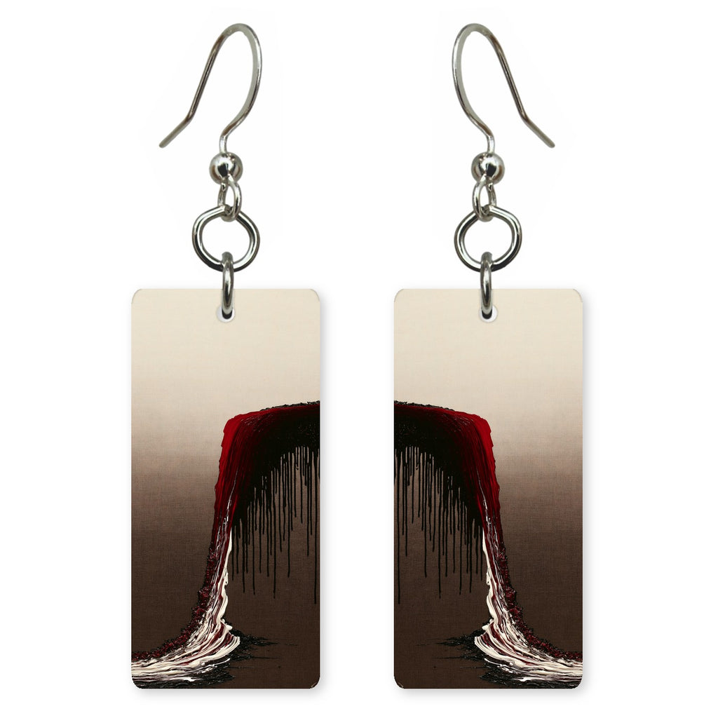 Garnet Release Earrings | FWX1419