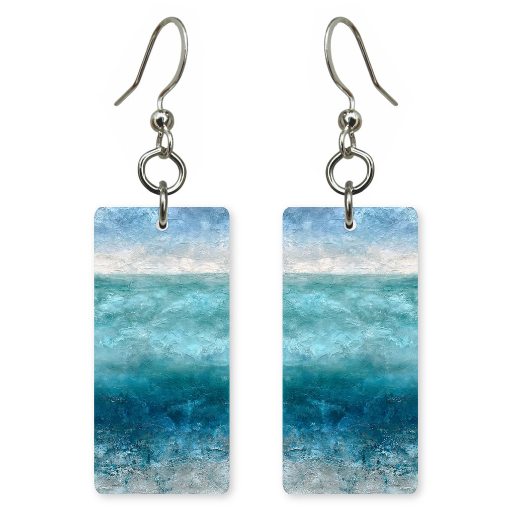 Teal Tide Longing Earrings | FWX1421