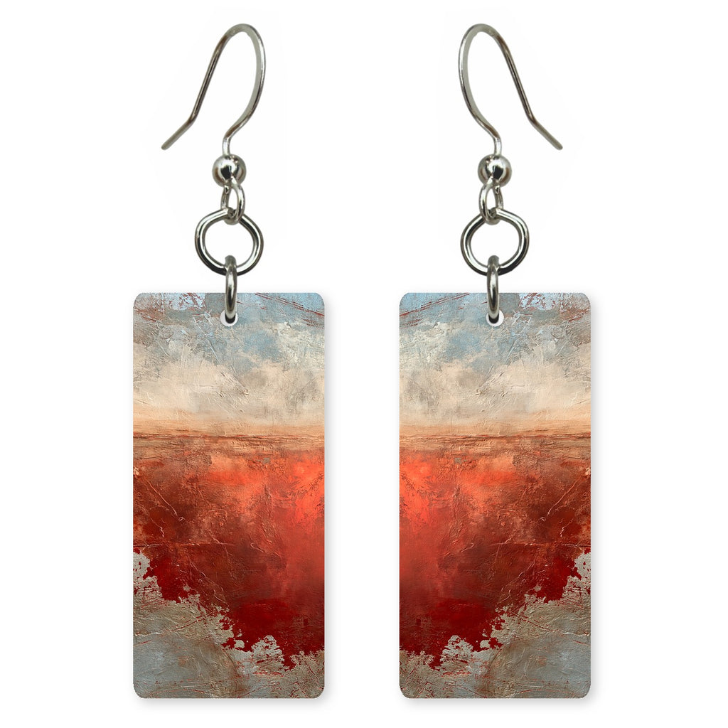 Vermilion Under Gray Hope Earrings | FWX1428