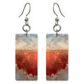 Vermilion Under Gray Hope Earrings | FWX1428