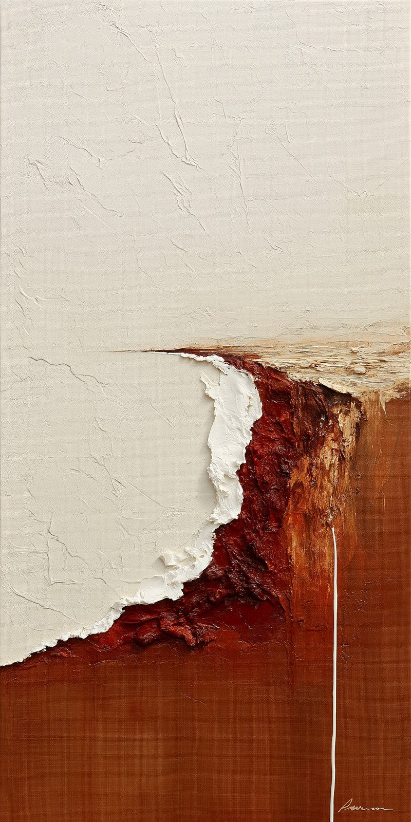 Rust Beneath Cream Longing Earrings | FWX1439