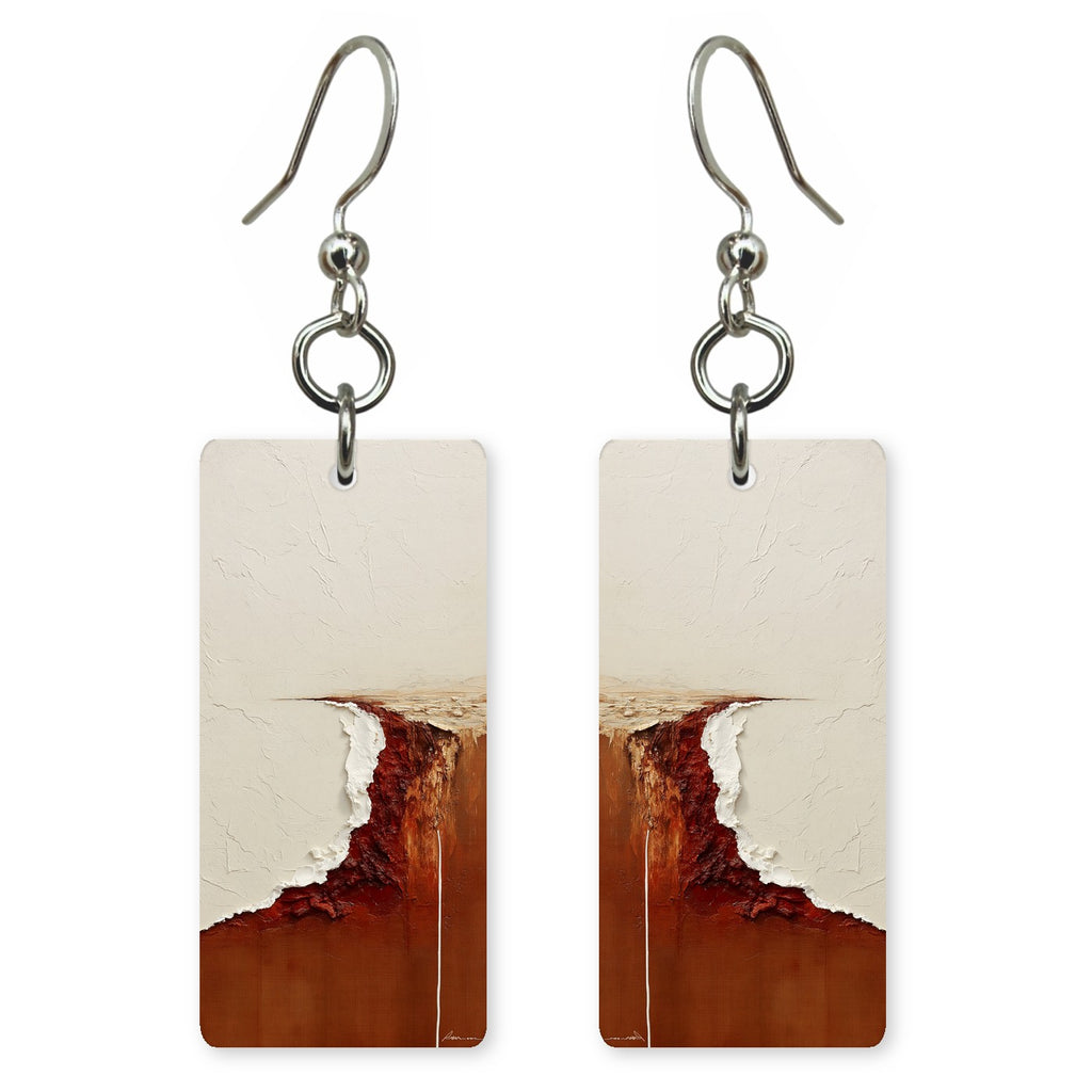 Rust Beneath Cream Longing Earrings | FWX1439