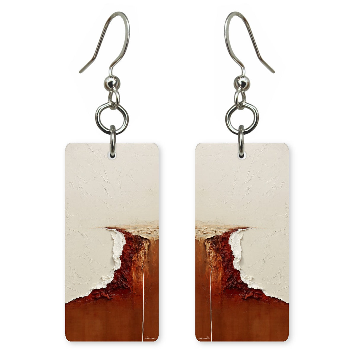 Rust Beneath Cream Longing Earrings | FWX1439