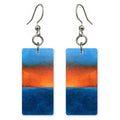 Cobalt Over Flame Courage Earrings | FWX1440