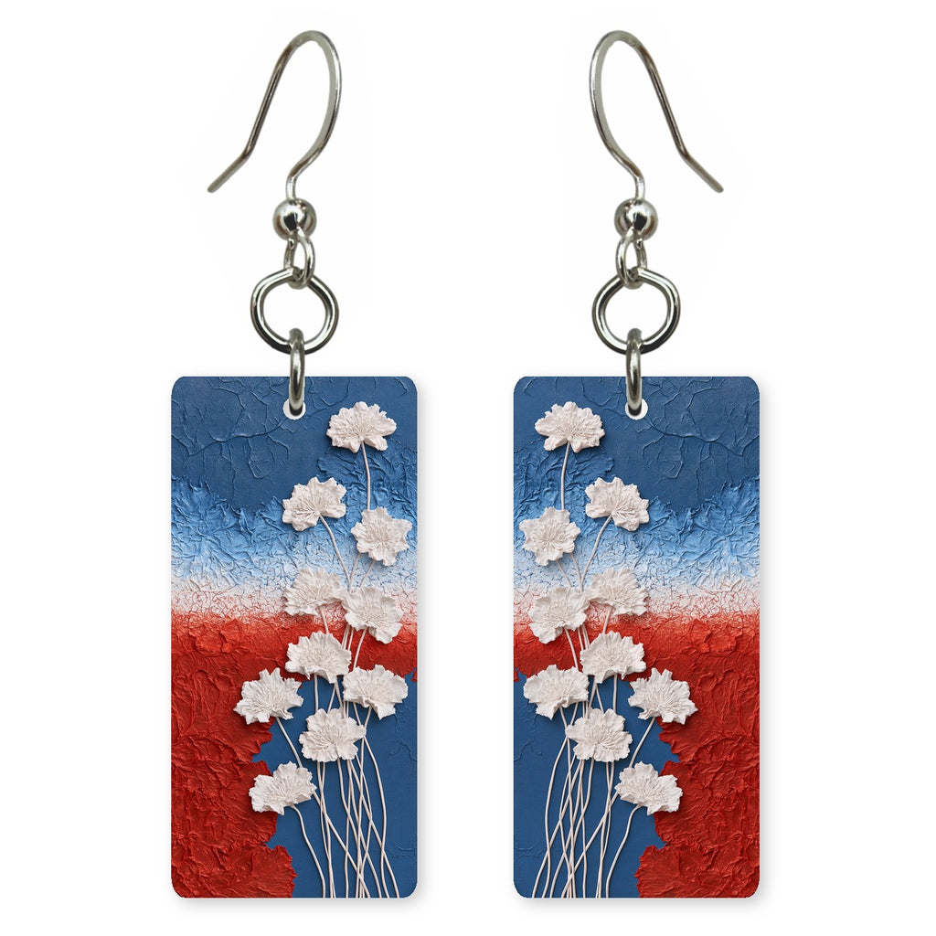 Ivory Hope Under Cobalt Earrings | FWX144