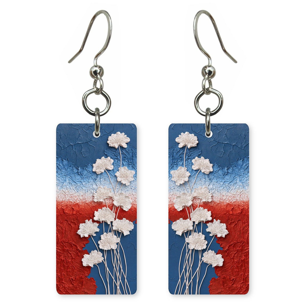 Ivory Hope Under Cobalt Earrings | FWX144
