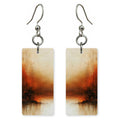 Amber Smoke Longing Earrings | FWX1452