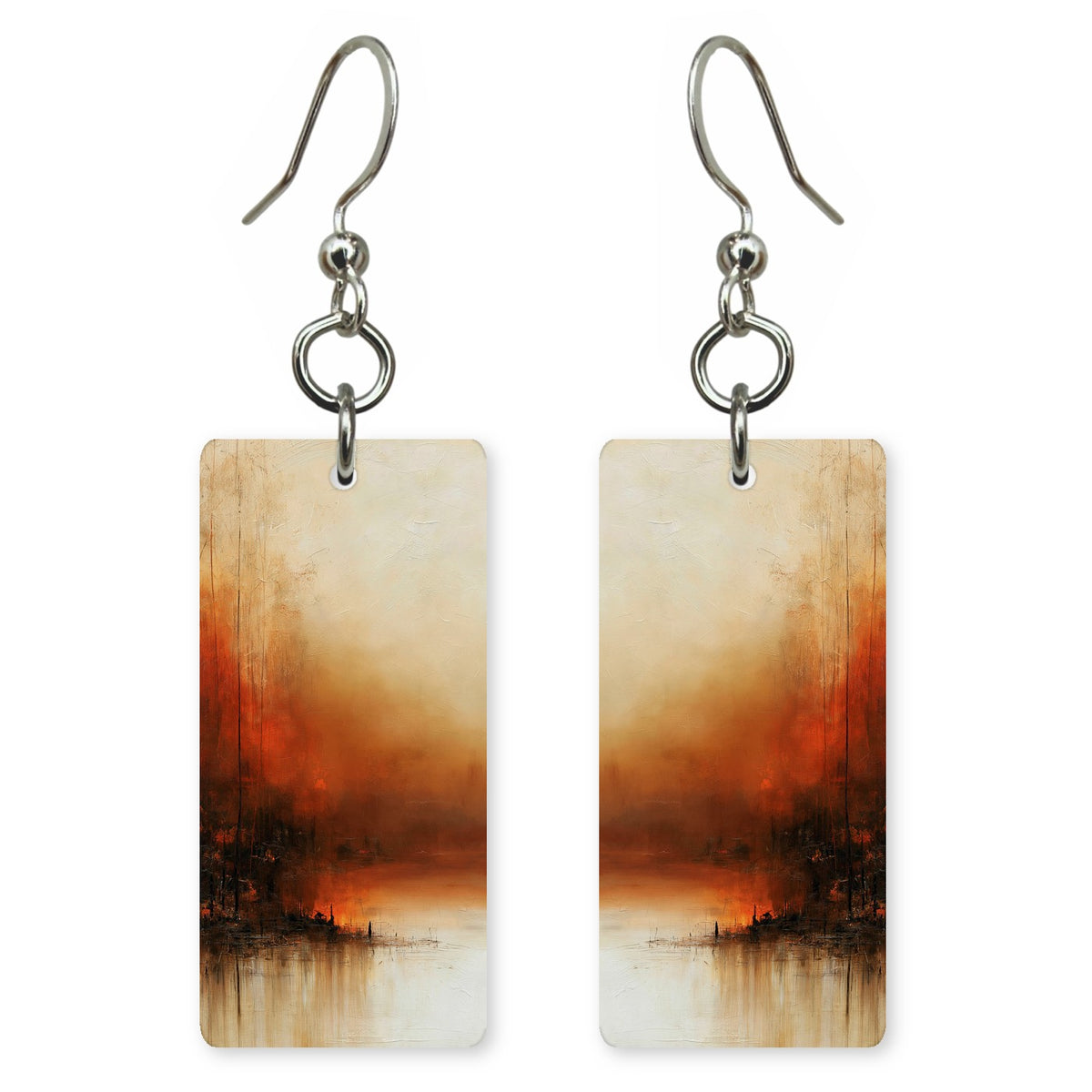 Amber Smoke Longing Earrings | FWX1452