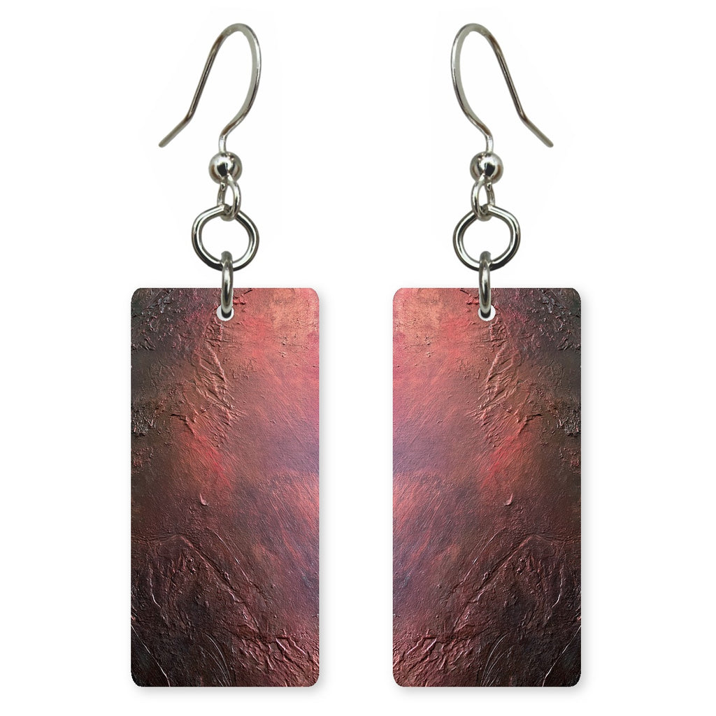 Burgundy Devotion Deepening Earrings | FWX1457