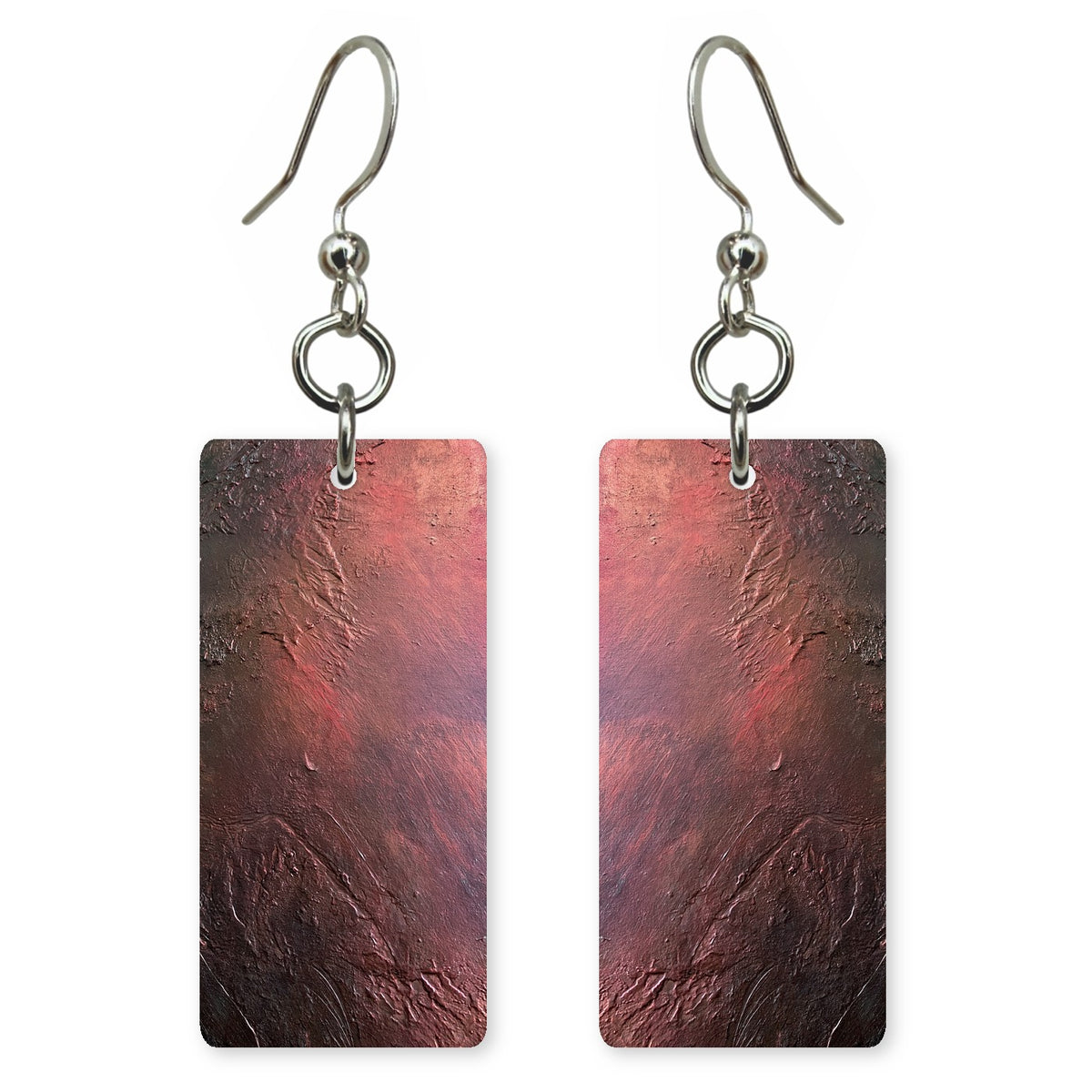 Burgundy Devotion Deepening Earrings | FWX1457