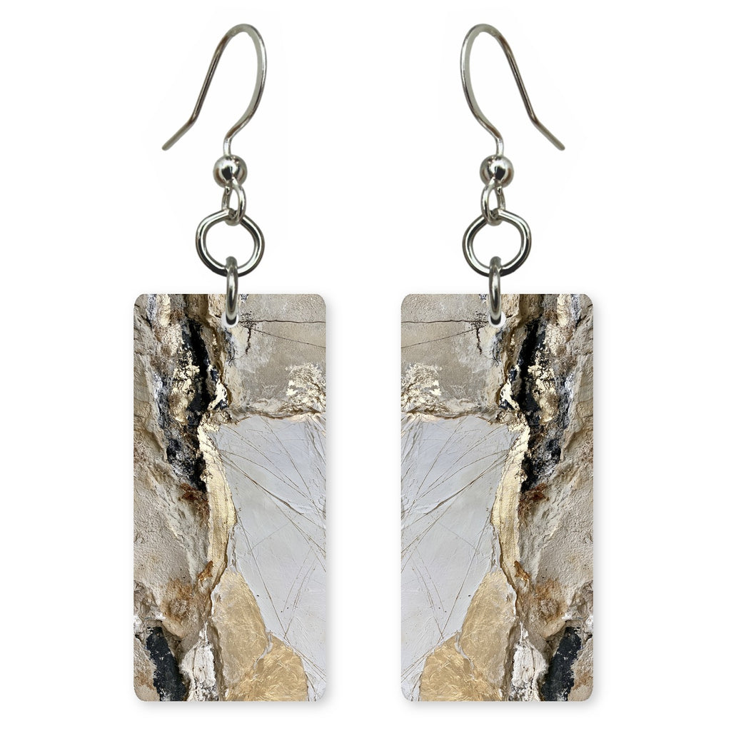 Gold Resolve Mended Earrings | FWX1458