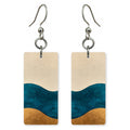 Teal Soft Contentment Earrings | FWX1459