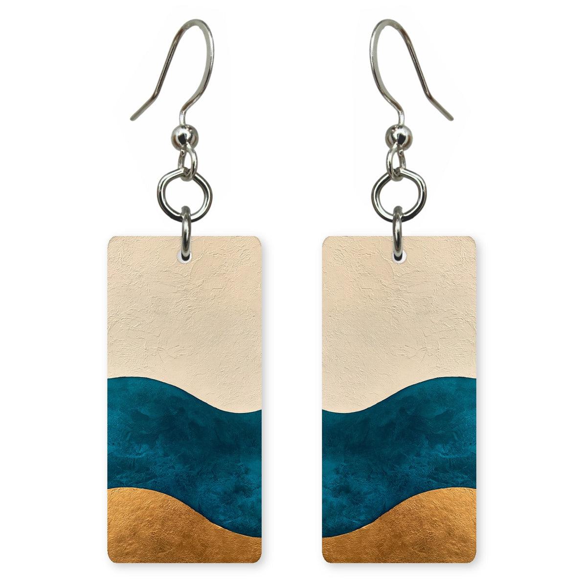 Teal Soft Contentment Earrings | FWX1459