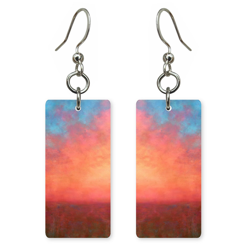 Coral Dusk Crimson Hope Earrings | FWX1461